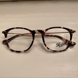 Persol Eyeglass Frames - Turtle and Gold